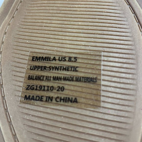 Zigi Soho Emilia Flat Slip On Slide Sandal Womens 8.5 Gold Sparkle Jeweled‎ 8016 - Picture 8 of 9